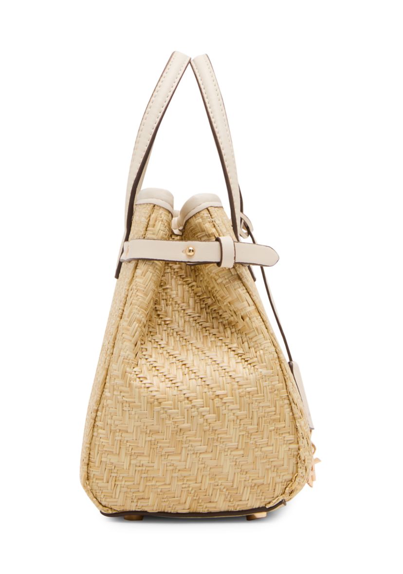 Anne Klein Straw Satchel Bag | Belk