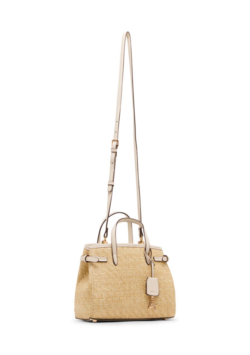 Anne Klein Straw Satchel Bag | Belk