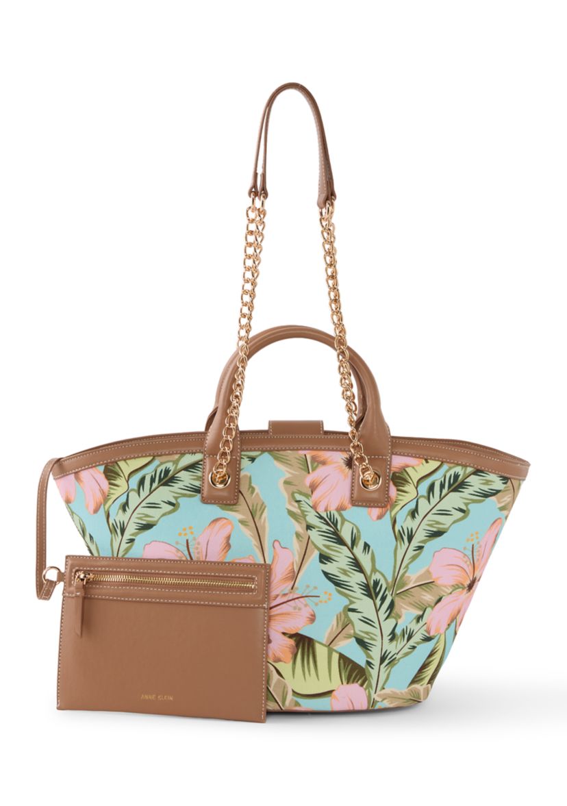 Anne Klein Printed Double Handle Tote Bag | Belk