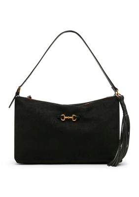 Anne Klein Suede Shoulder Tote Bag