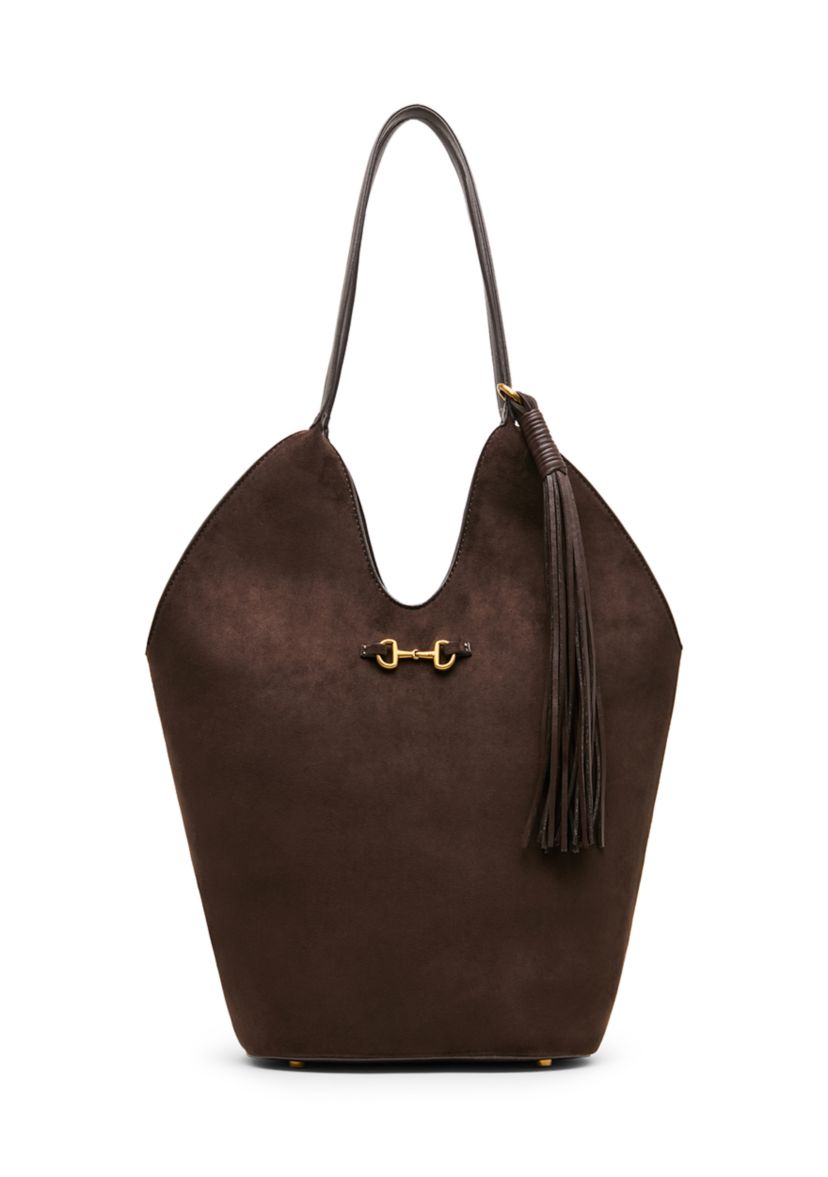 Anne Klein Suede Hobo Bag | Belk