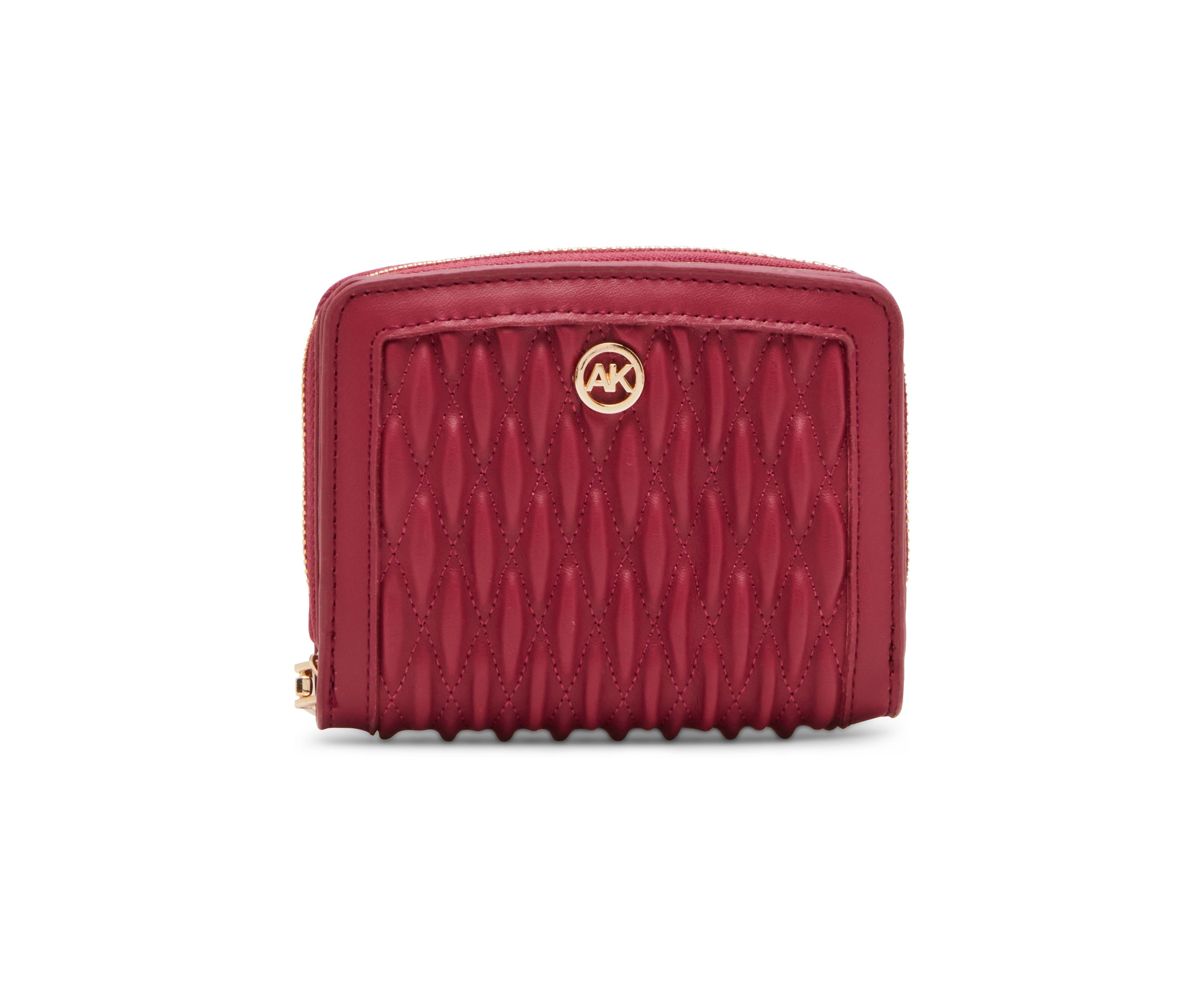 Quilted Small Curved Wallet