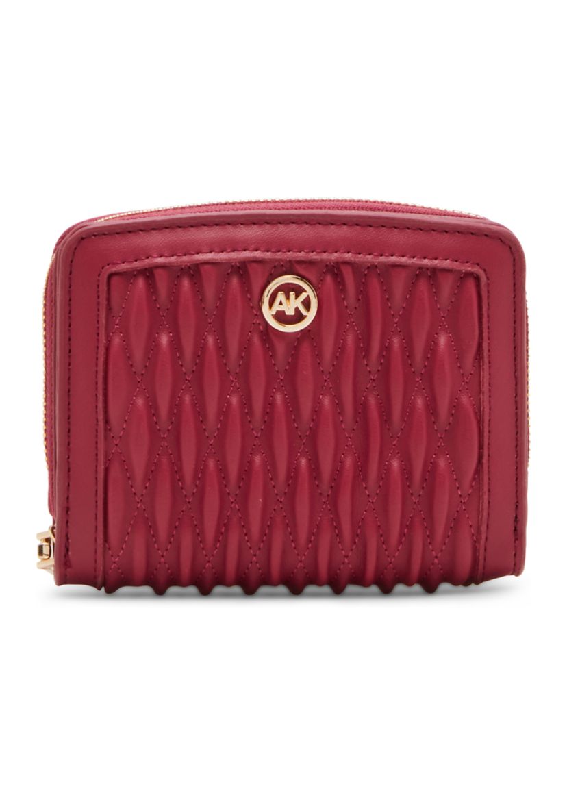 Quilted Small Curved Wallet