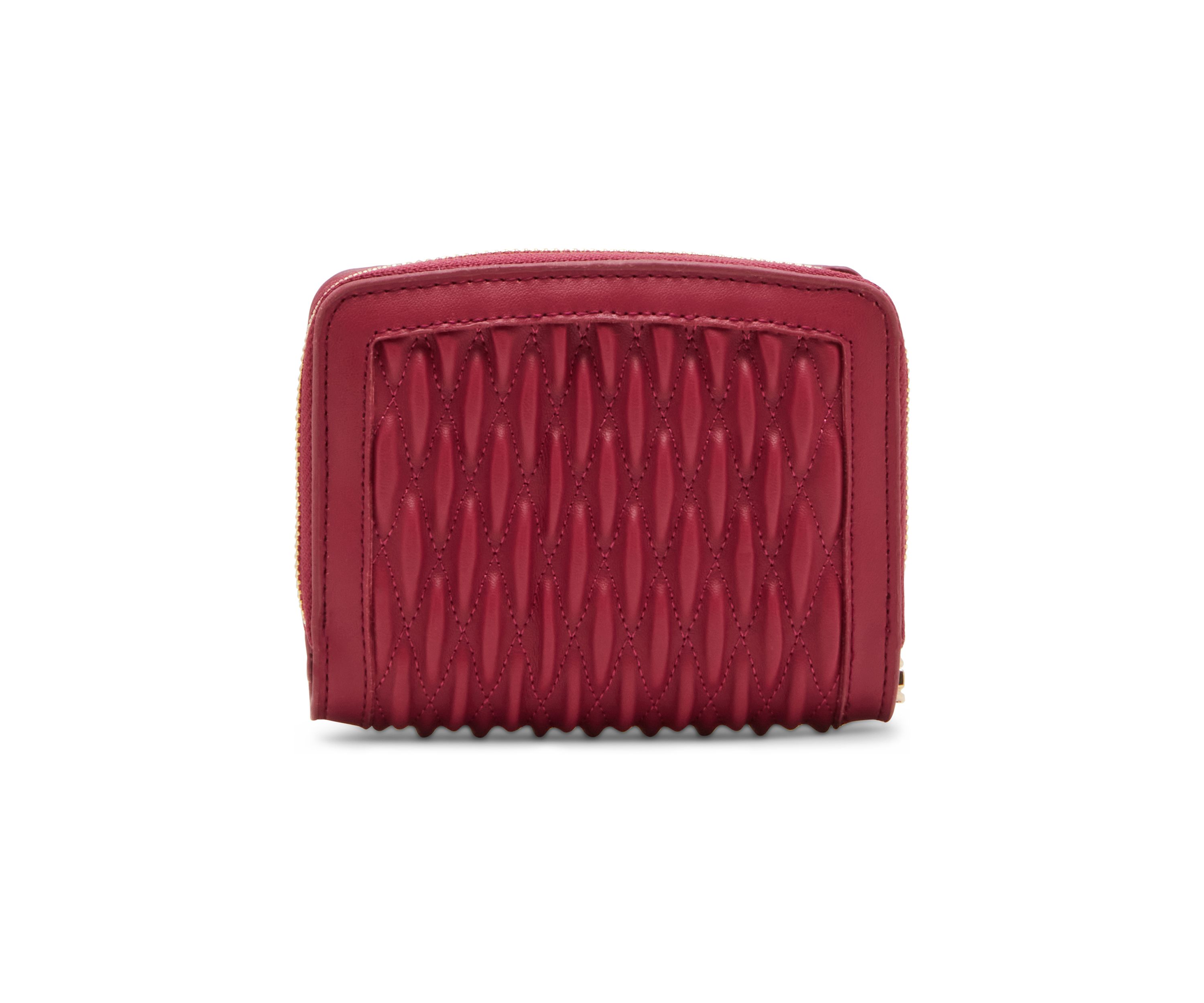 Quilted Small Curved Wallet