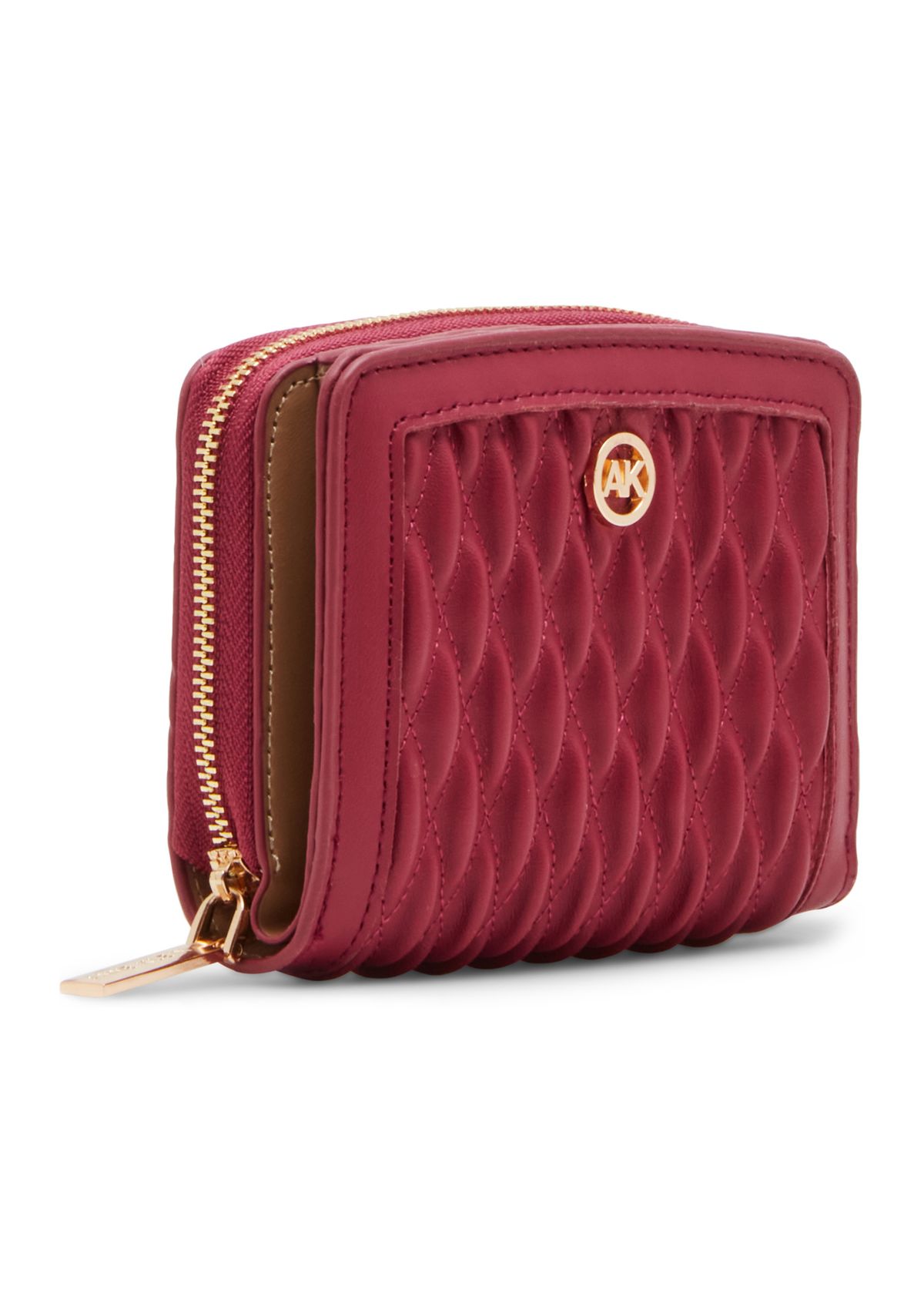 Quilted Small Curved Wallet