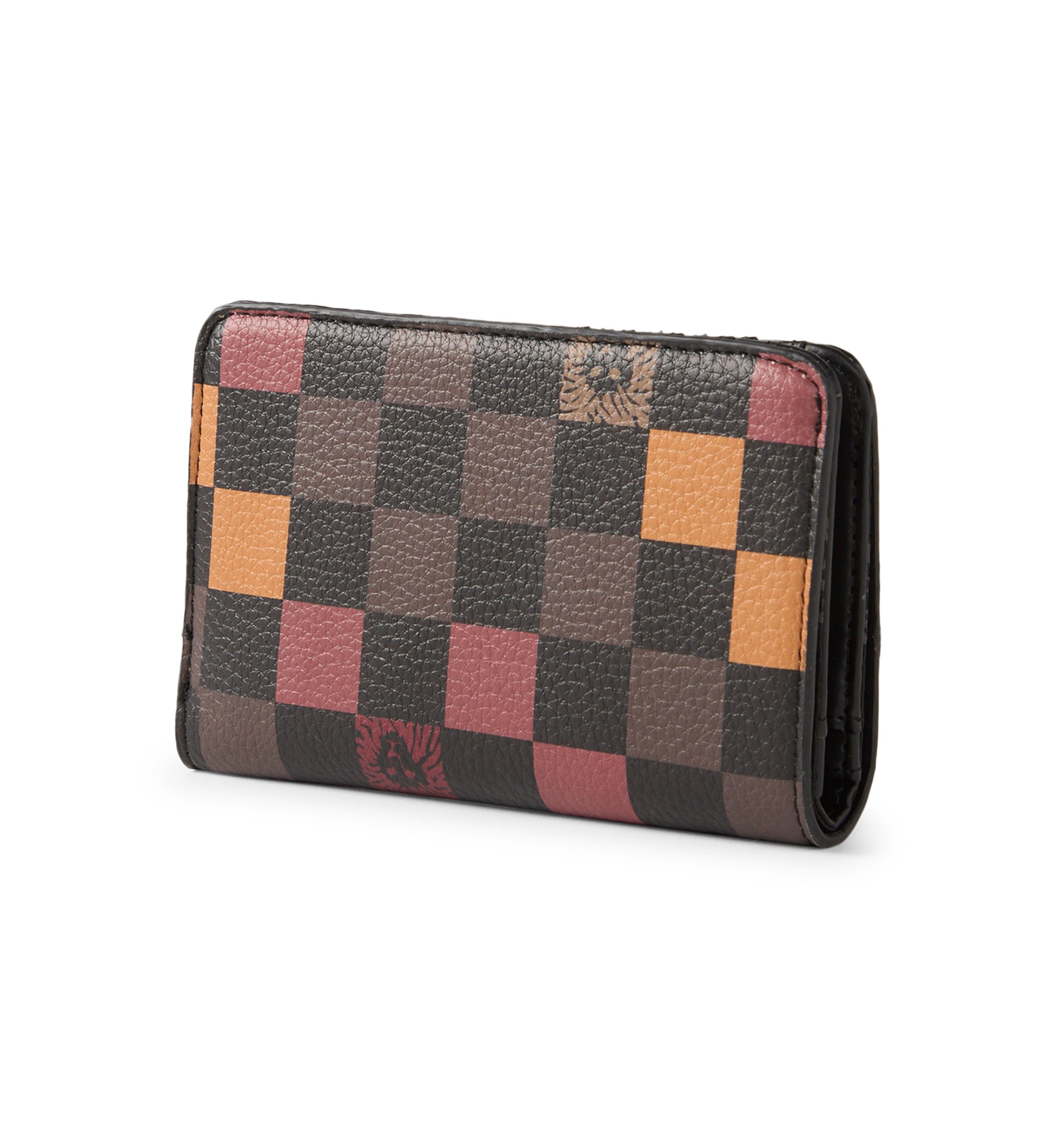 Medium Checkered Bifold Wallet