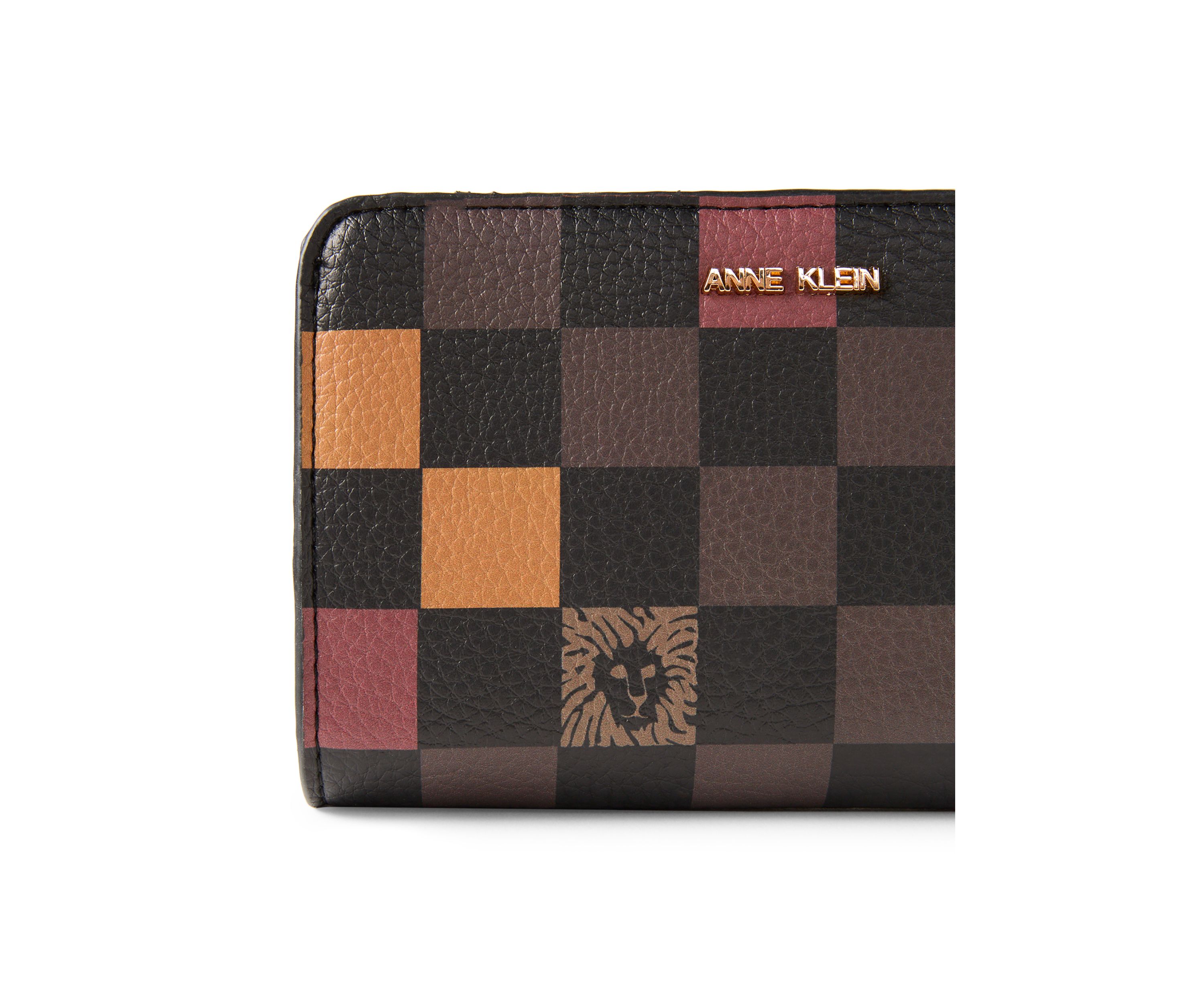 Medium Checkered Bifold Wallet