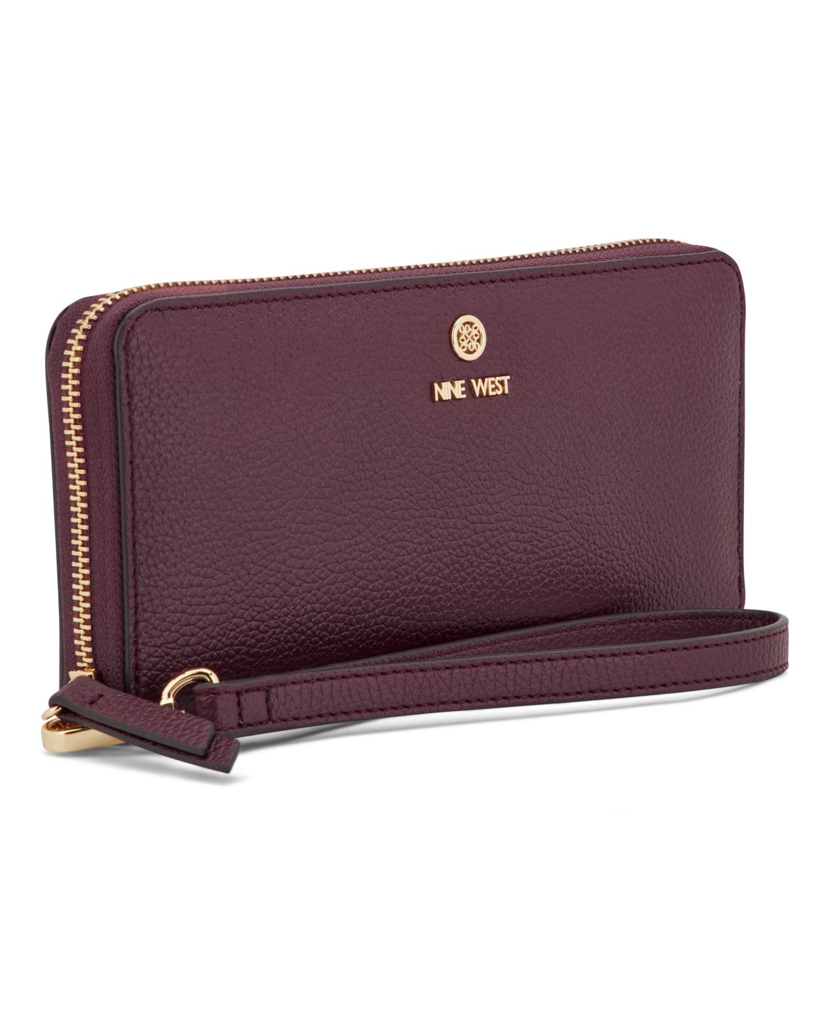 Nine West Lockup 9s zip around with wristlet