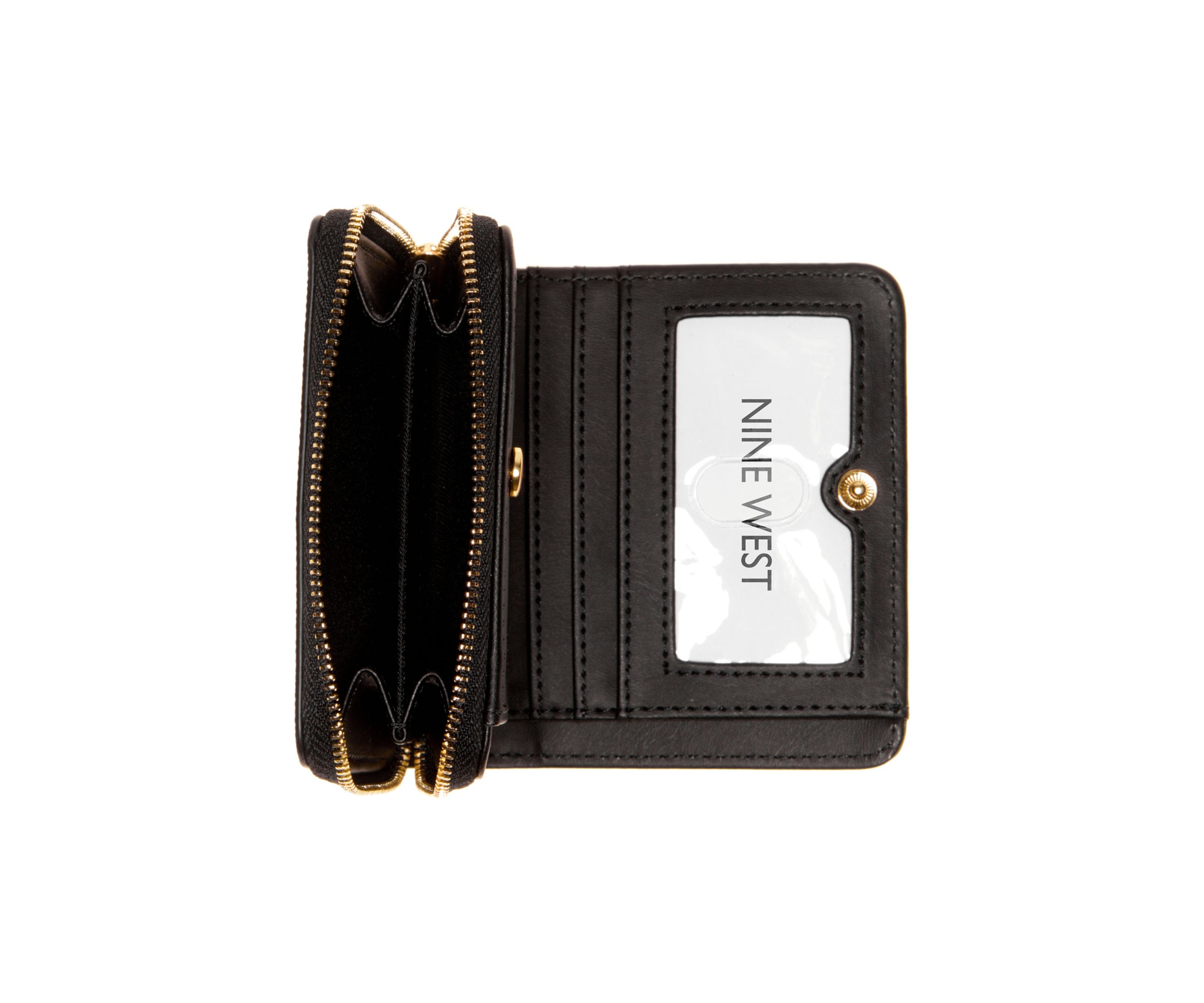 Reflective 9S Small Zip Around Wallet