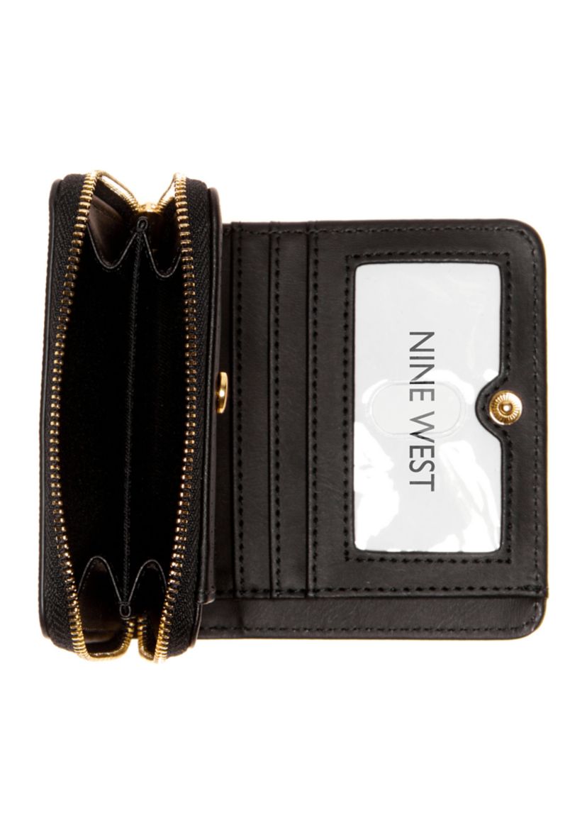 Reflective 9S Small Zip Around Wallet
