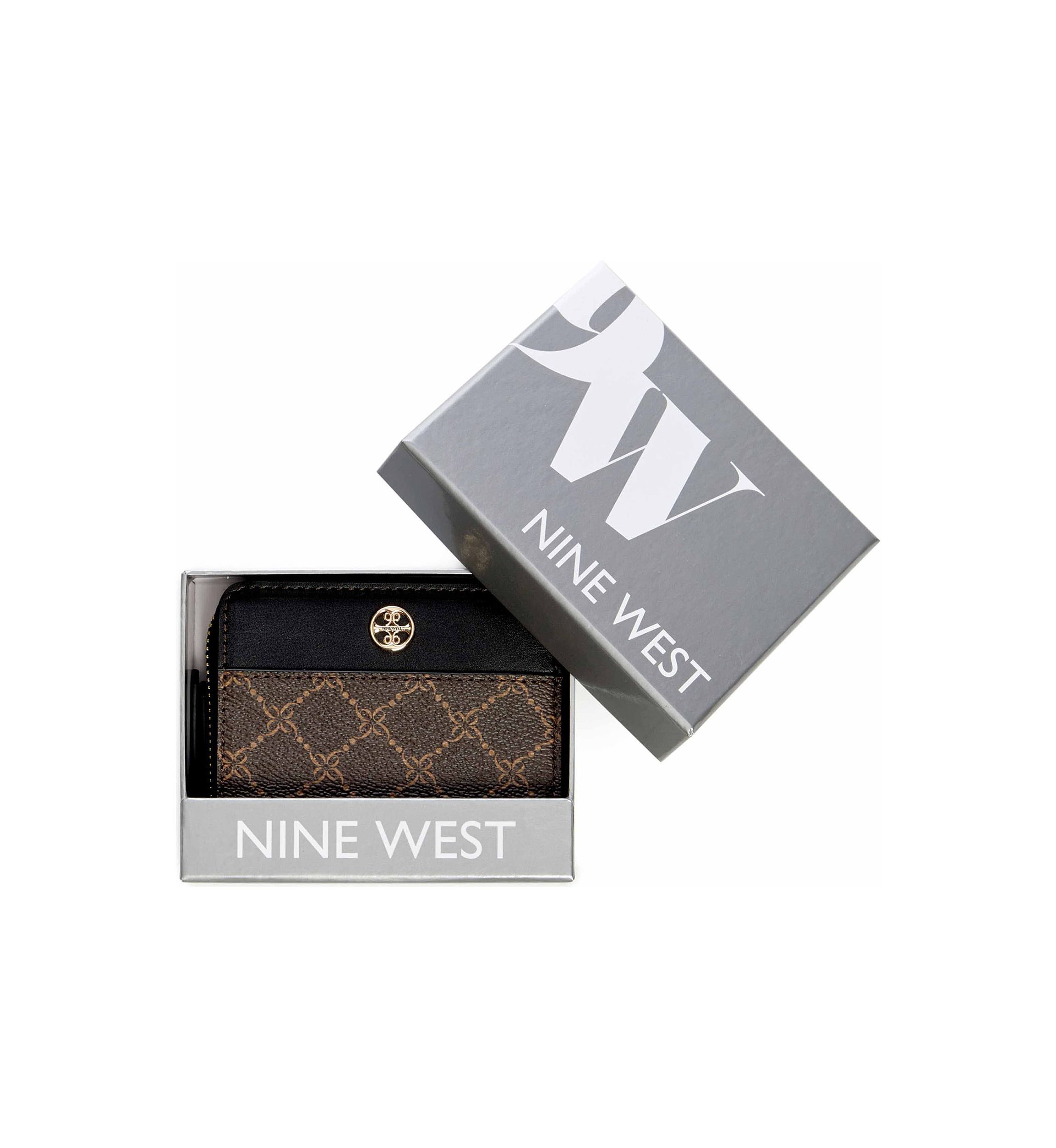 Reflective 9S Small Zip Around Wallet