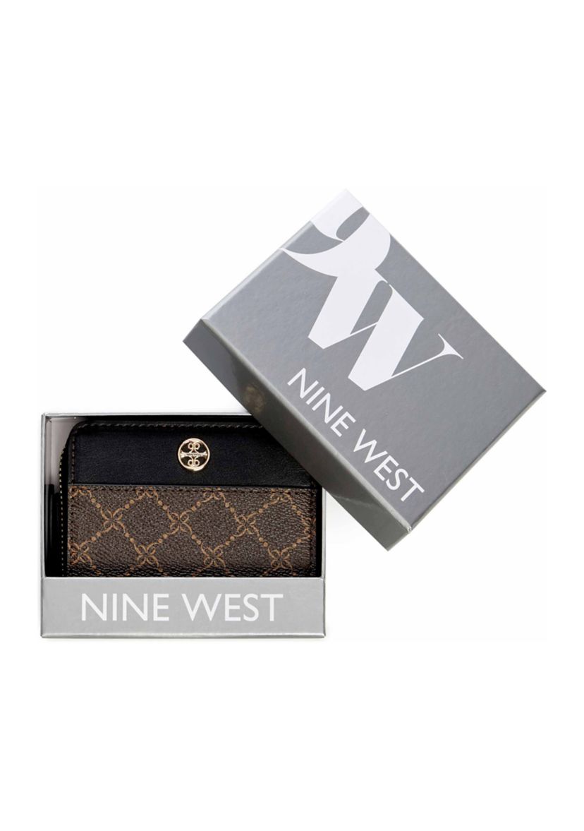 Reflective 9S Small Zip Around Wallet