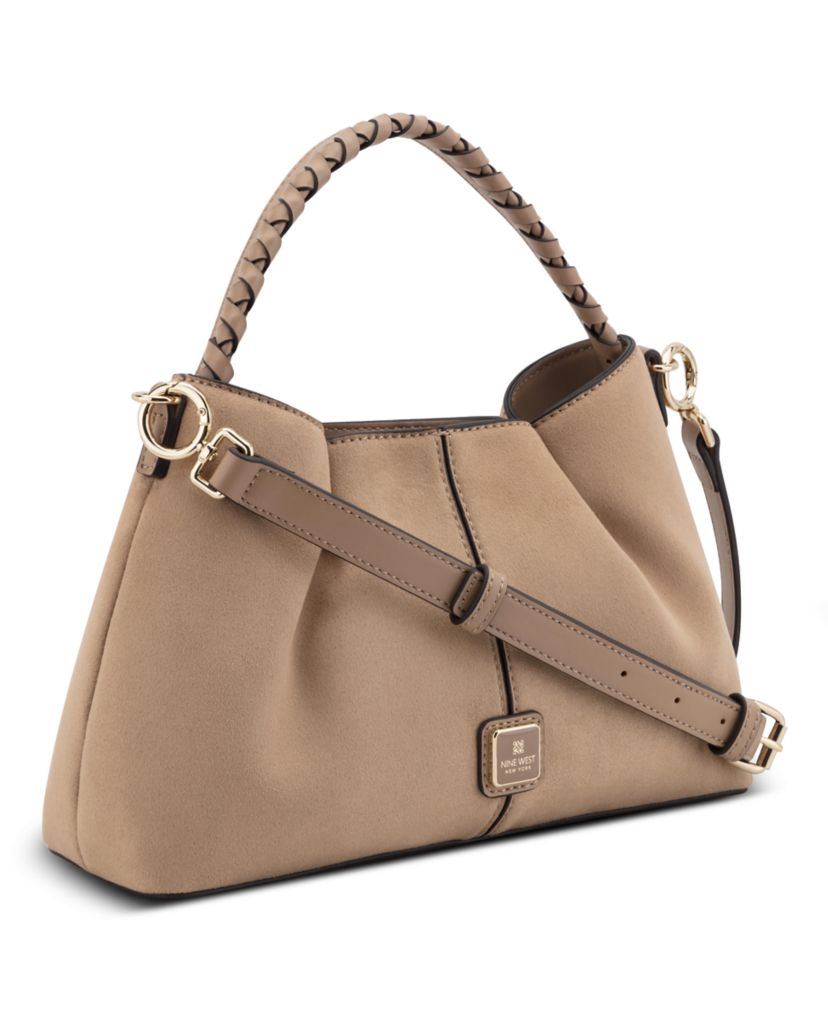 ルイン Nine West Lakelyn Triple Compartment Satchel Bag