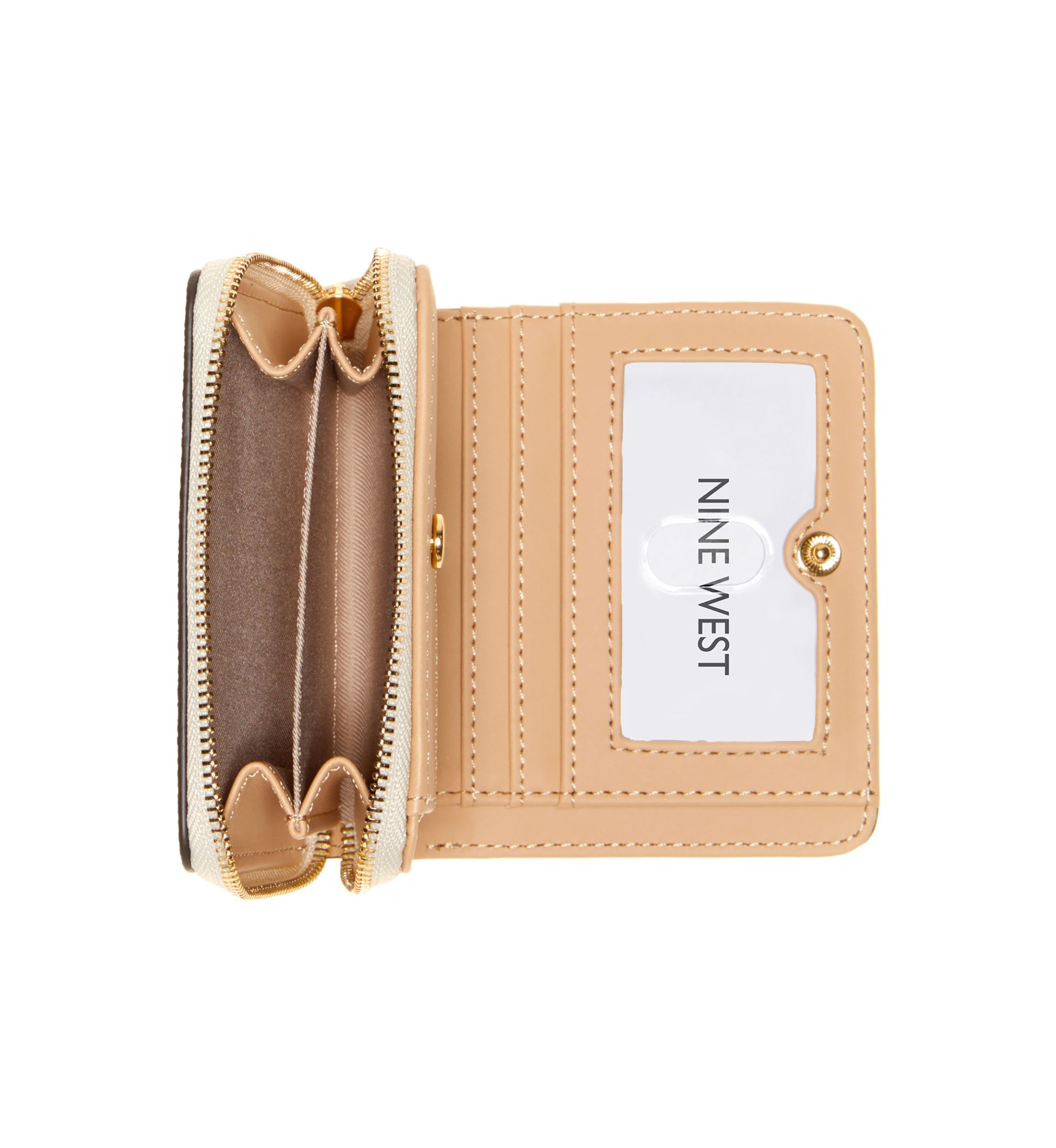 Reflective 9S Small Zip Around Wallet