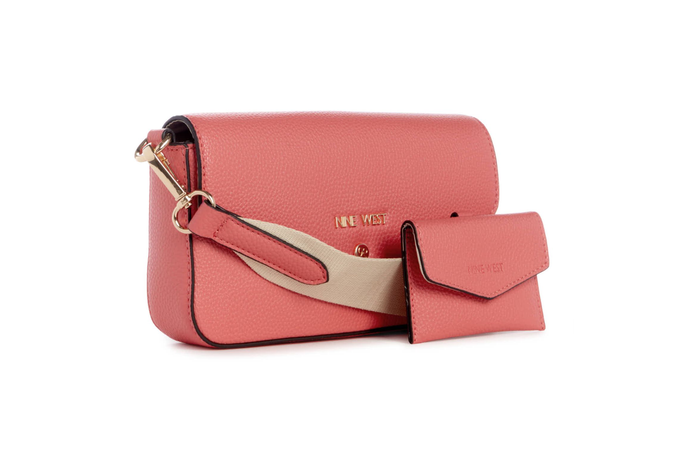 peaches crossbody flap with card case