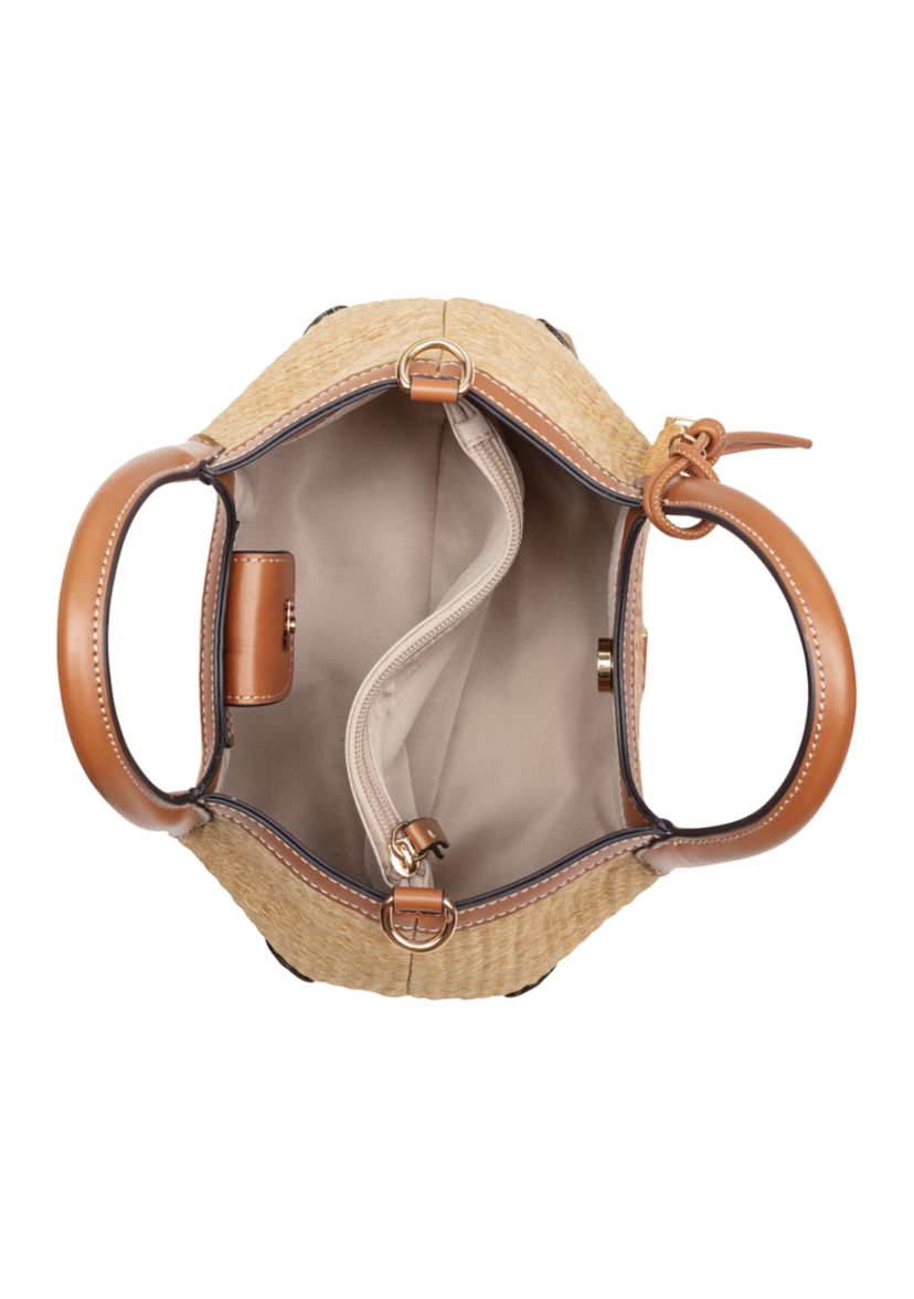 Nine West Sullivan Straw Small Satchel | Belk