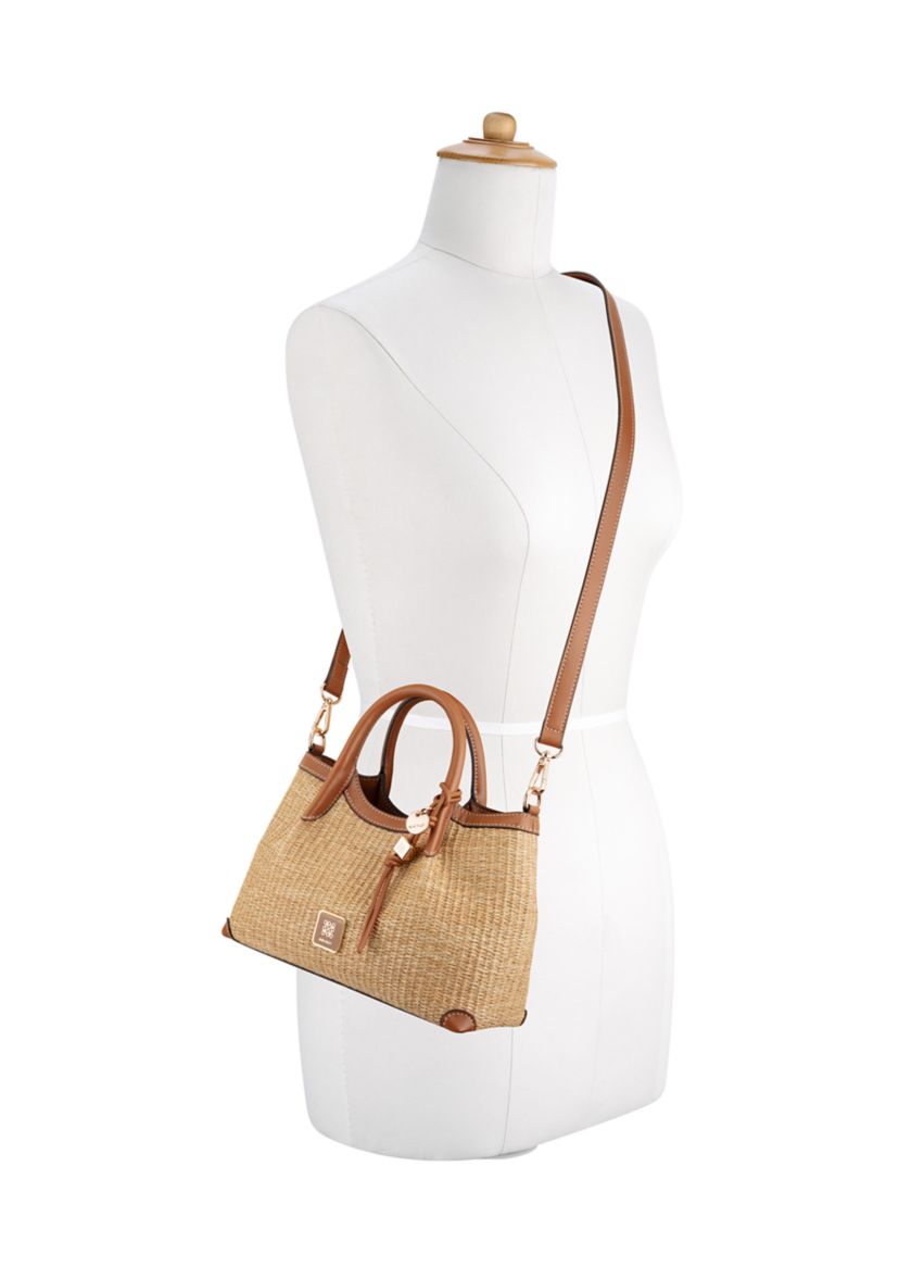 Nine West Sullivan Straw Small Satchel | Belk