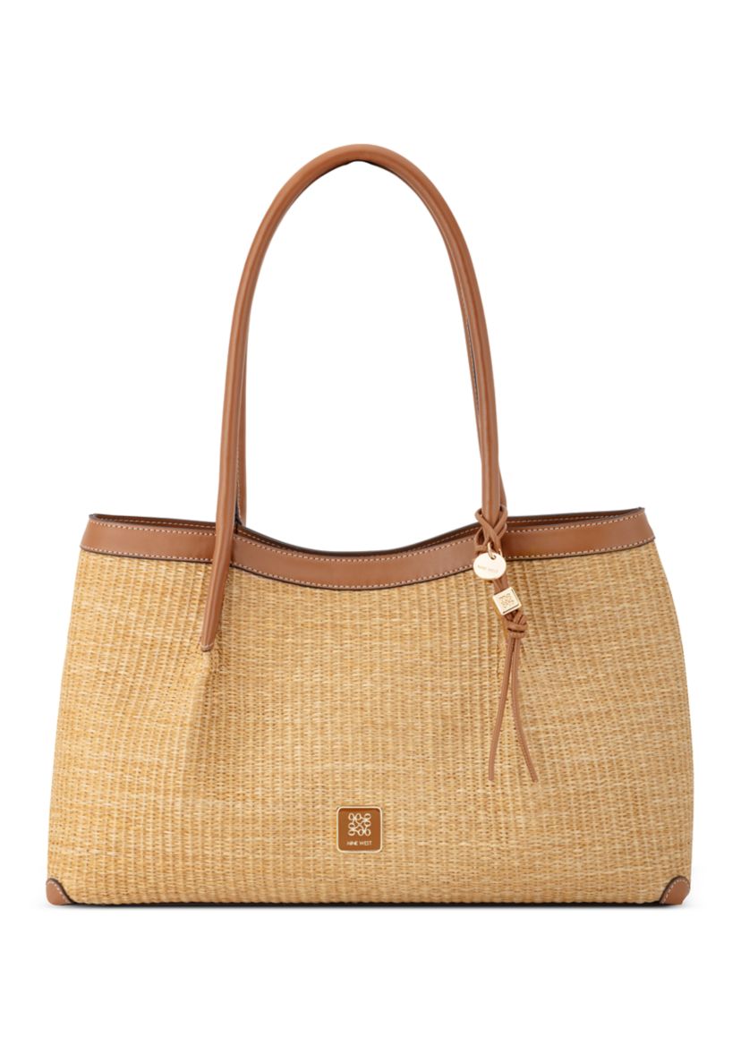 Nine West Brooklyn Jet Set Carryall Bag in Beige