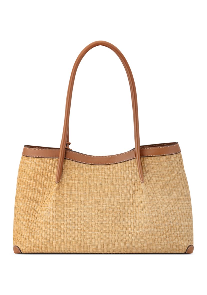 Nine West Sullivan Straw Carryall Tote Shopper | Belk