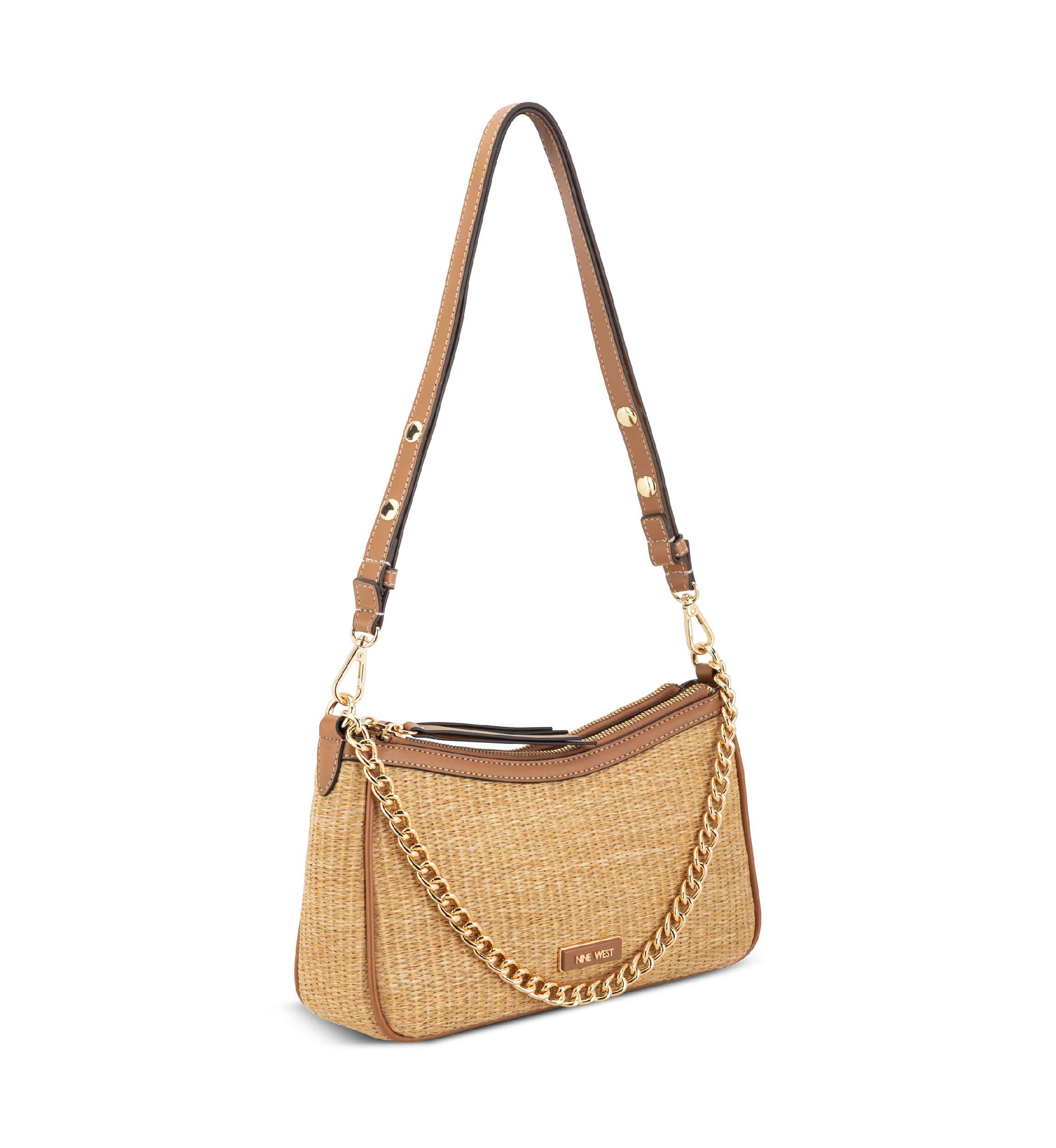 Nine West Denzielle Straw Convertible Shoulder Bag | Belk