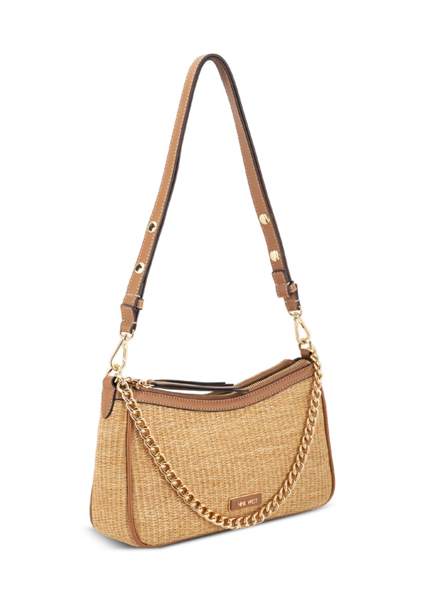 Nine West Denzielle Straw Convertible Shoulder Bag | Belk