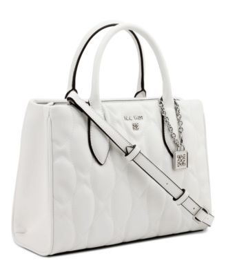 Nine West RUE MEDIUM SATCHEL, White