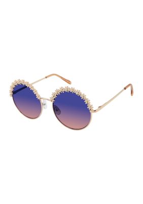 Circus NY by Sam Edelman Women's Metal Daisy Sunglasses