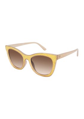 Circus NY by Sam Edelman Women's Glitter Cat Eye Frame Sunglasses