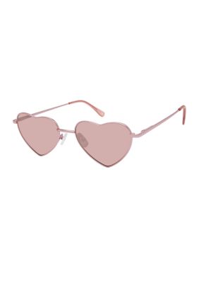 Circus NY by Sam Edelman Women's Metal Heart Sunglasses