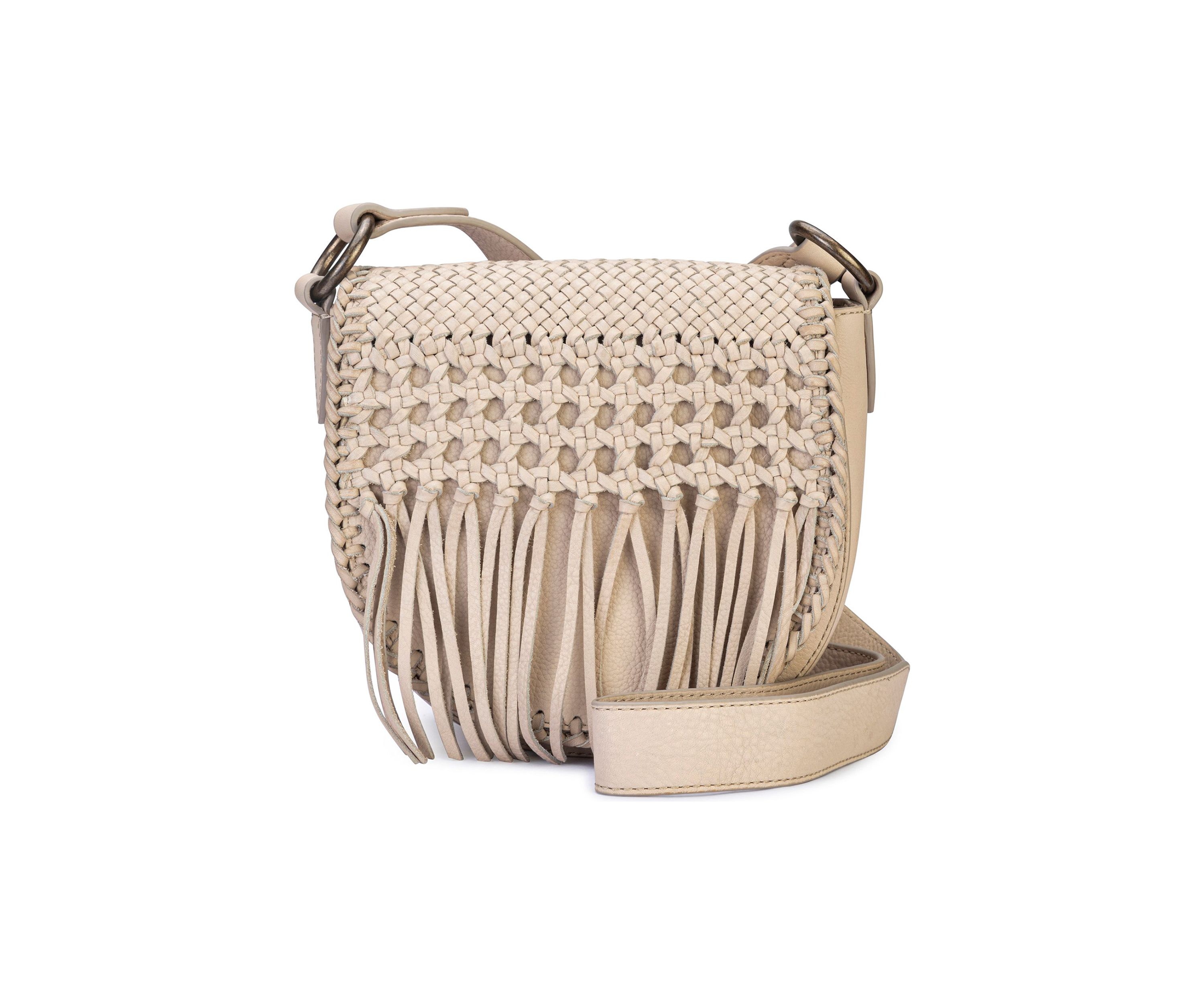 Melissa Woven Saddle Bag