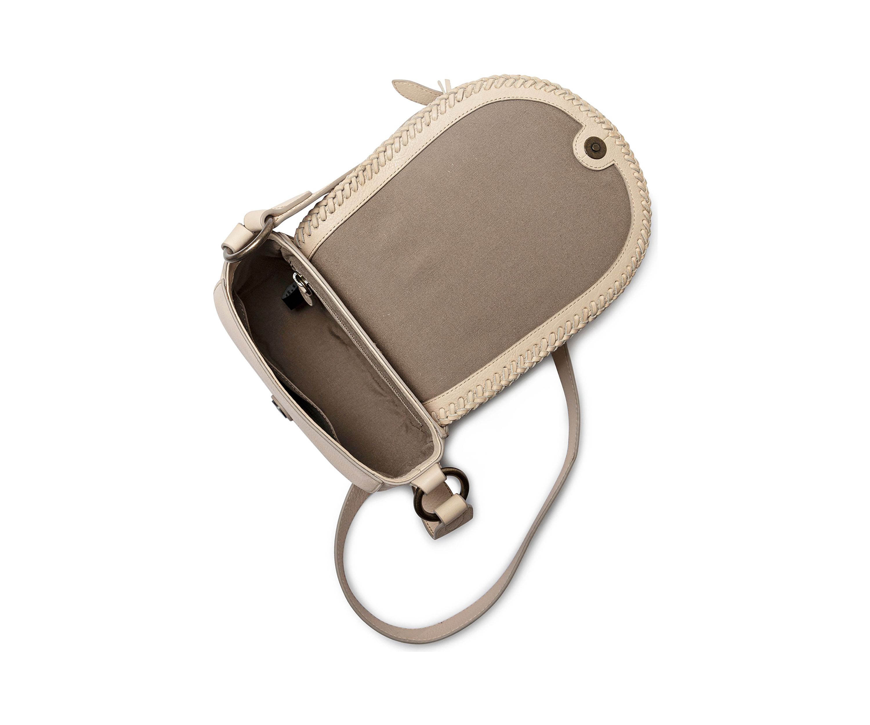 Melissa Woven Saddle Bag