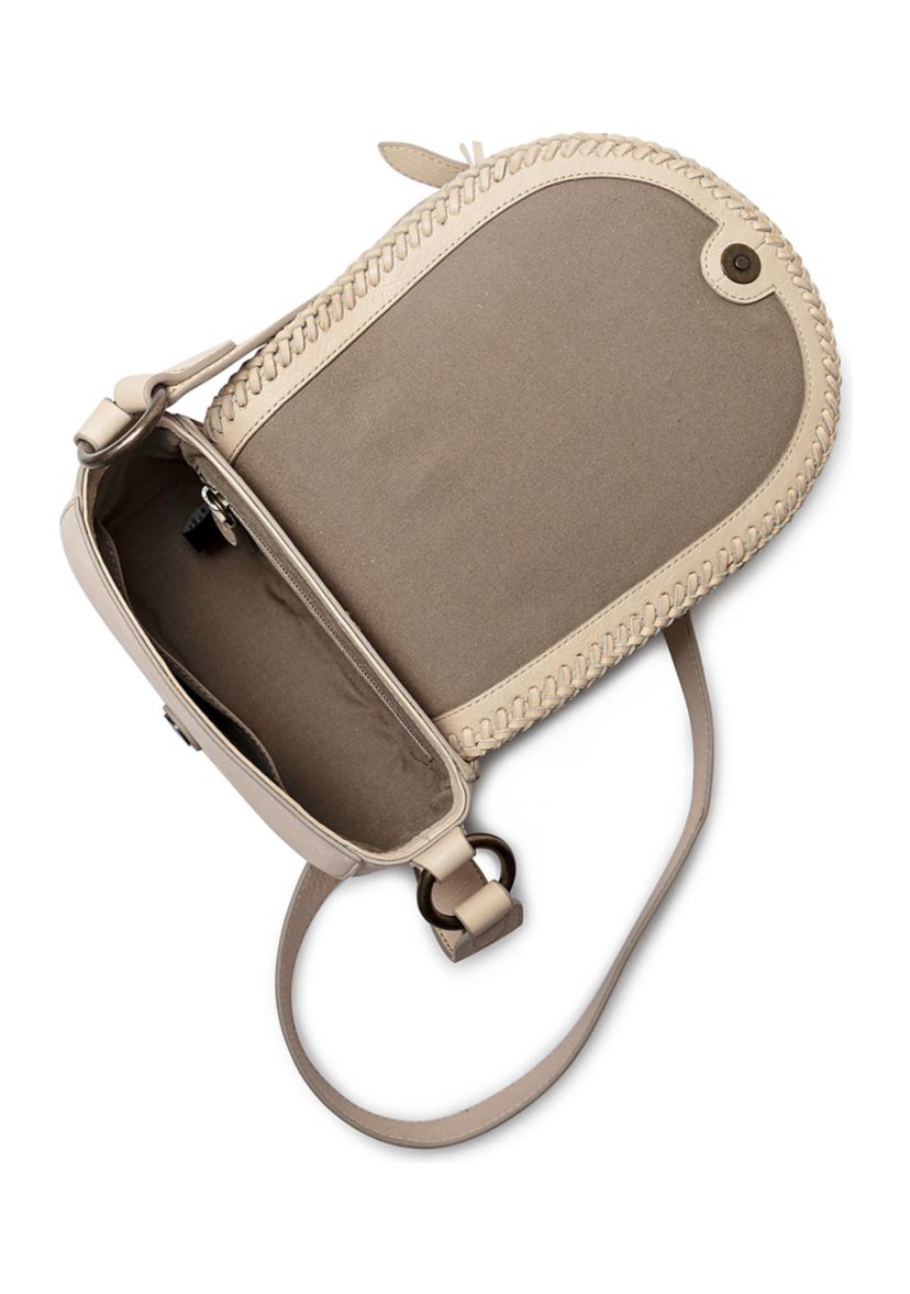 Melissa Woven Saddle Bag