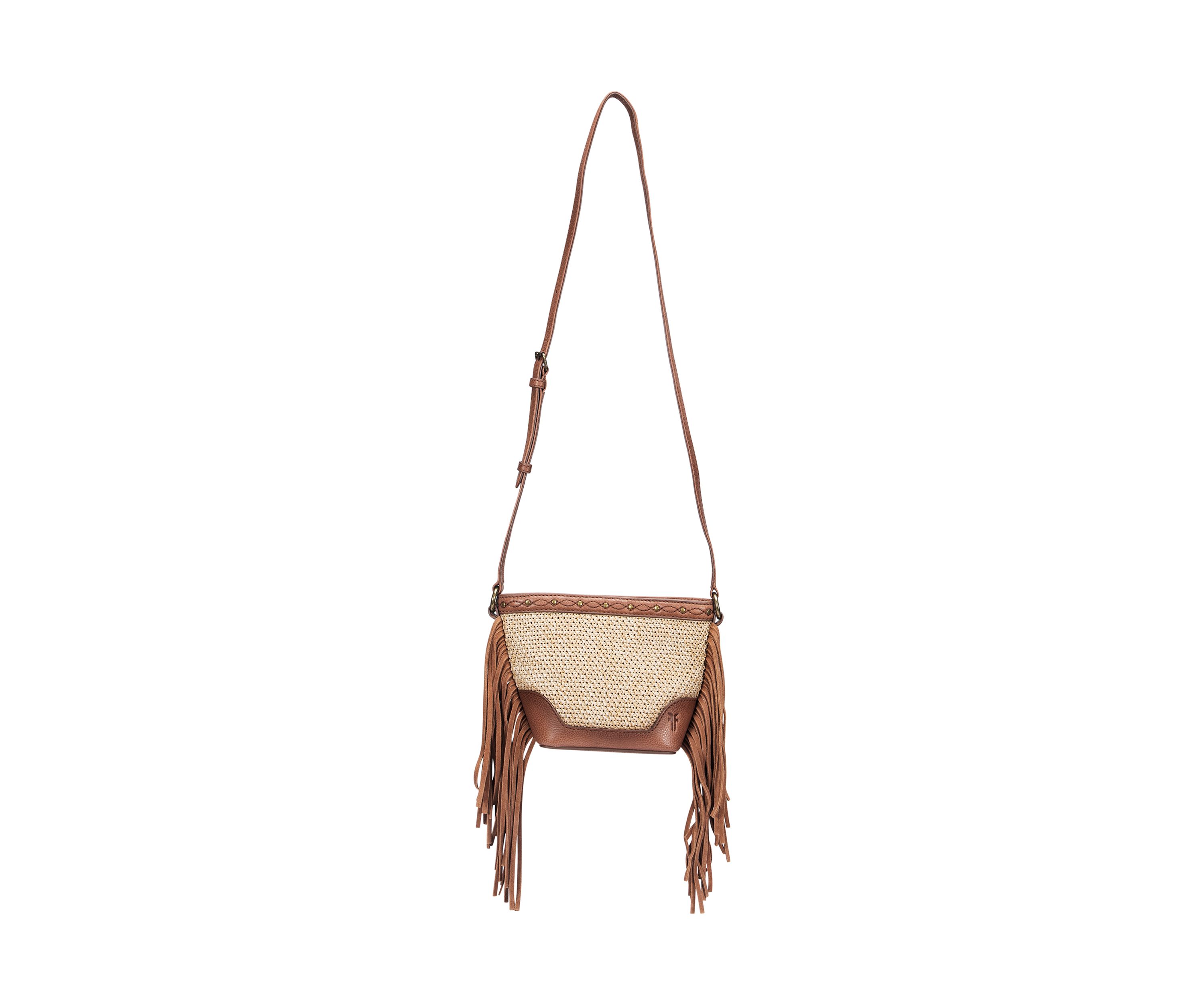 Ava Raffia Mini Bucket Bag