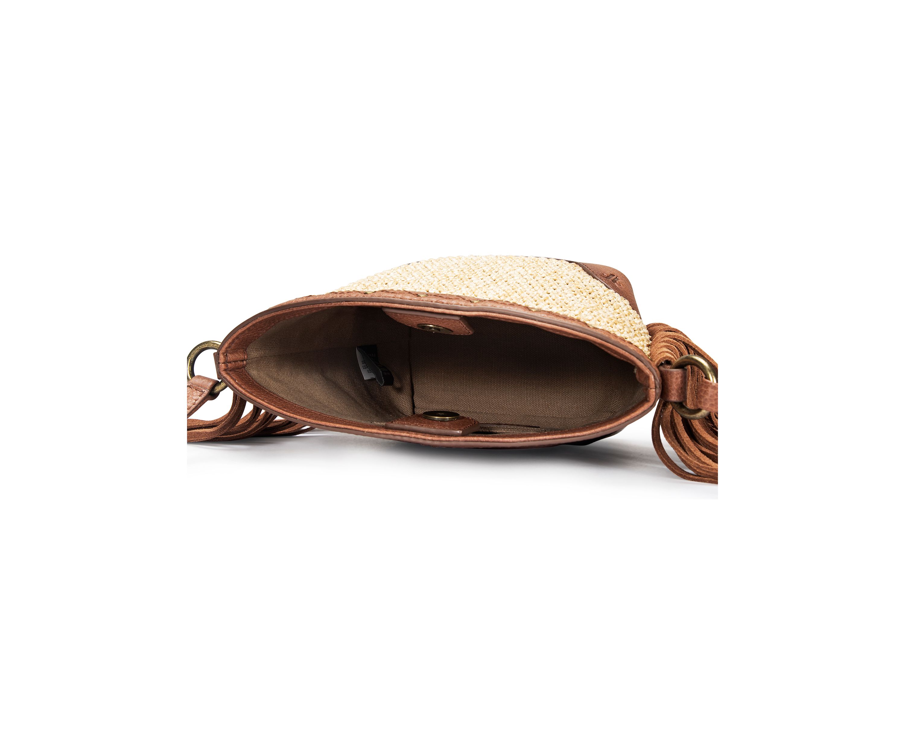 Ava Raffia Mini Bucket Bag
