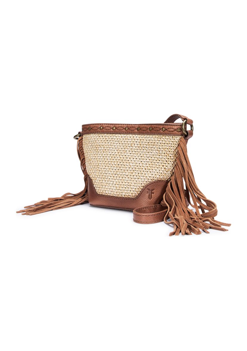 Ava Raffia Mini Bucket Bag