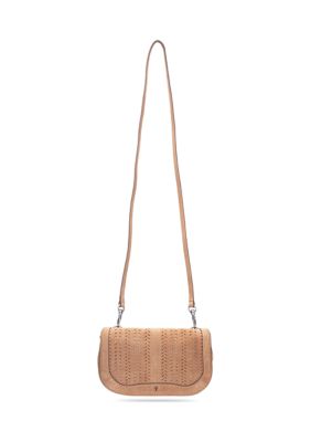 Frye Stella Suede Crossbody Bag, Beige