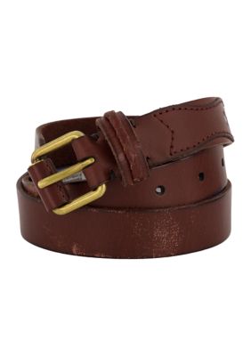 25MM Flat Strap Leather Belt