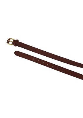 25MM Flat Strap Leather Belt