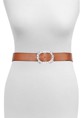 45 Millimeter Belt with Floral Buckle