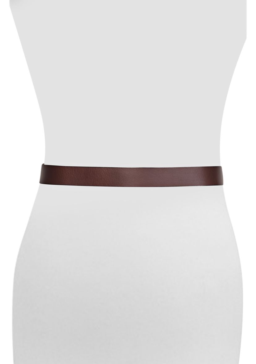 38MM Metal Keeper Leather Belt