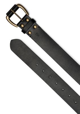 38MM Covered Roller Buckle Leather Belt