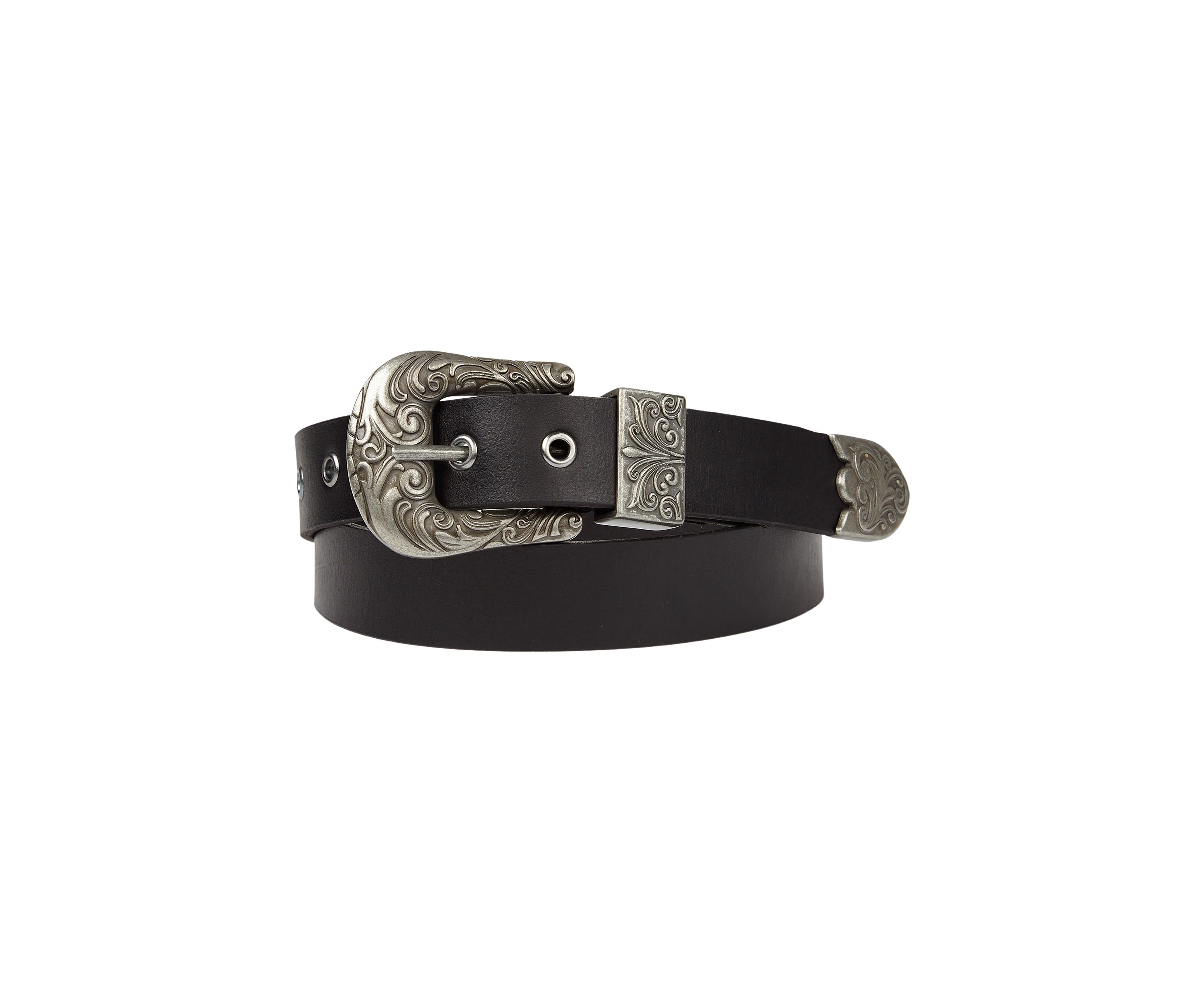 30 Millimeter Western Belt with Eyelets 