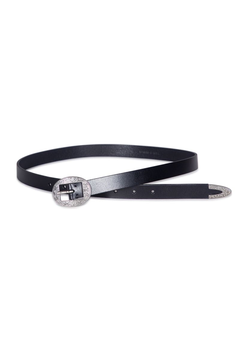 21 Millimeter Logo Western Center Bar Belt