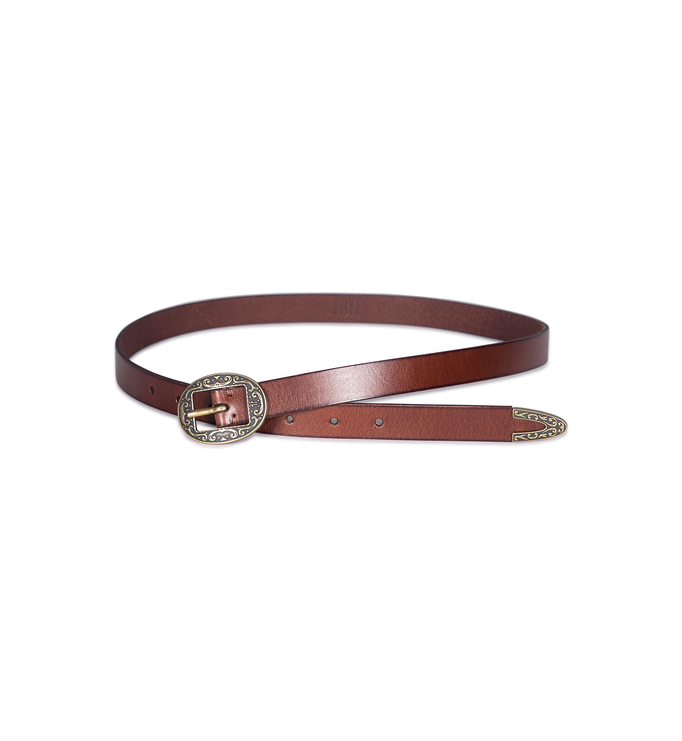 21 Millimeter Logo Western Center Bar Belt