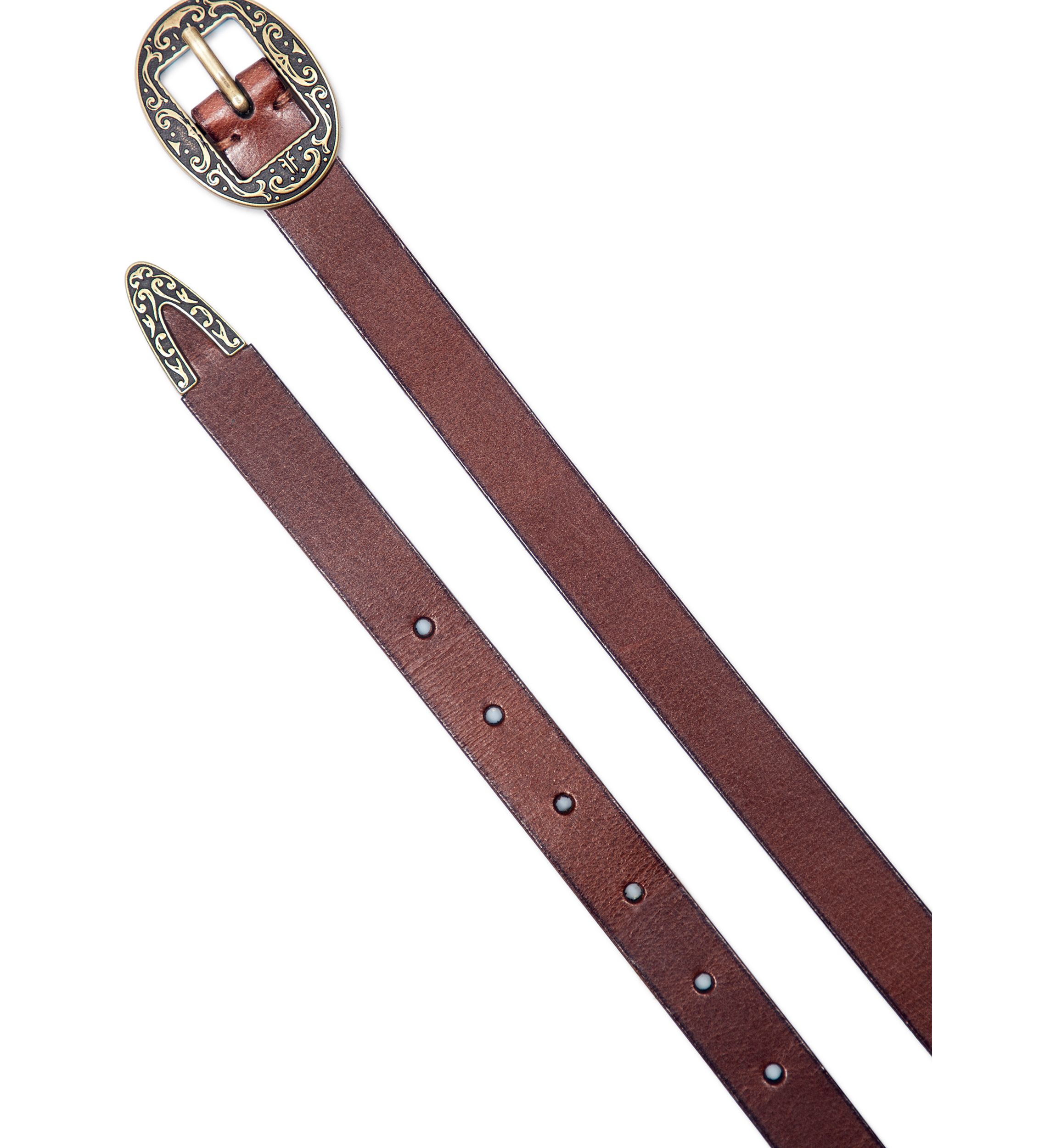 21 Millimeter Logo Western Center Bar Belt