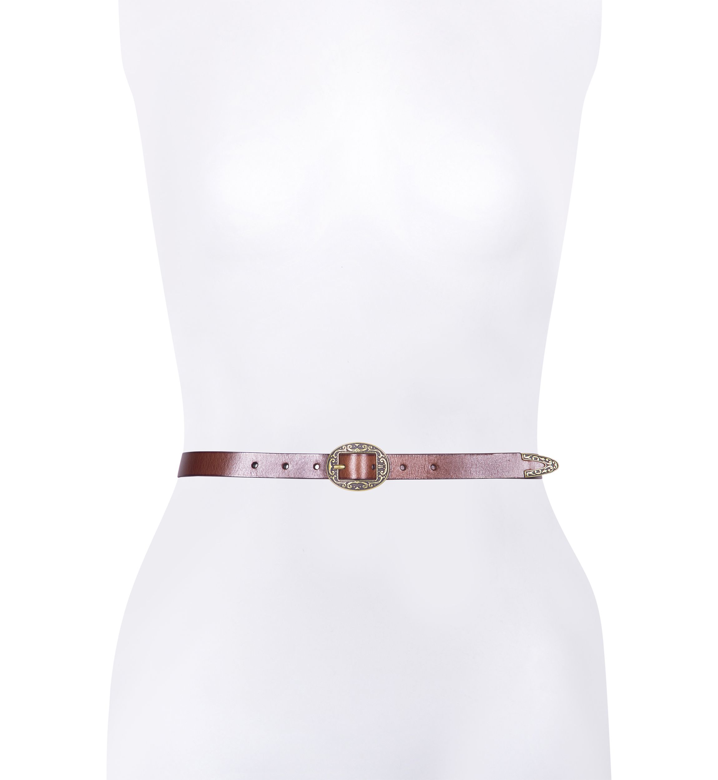 21 Millimeter Logo Western Center Bar Belt