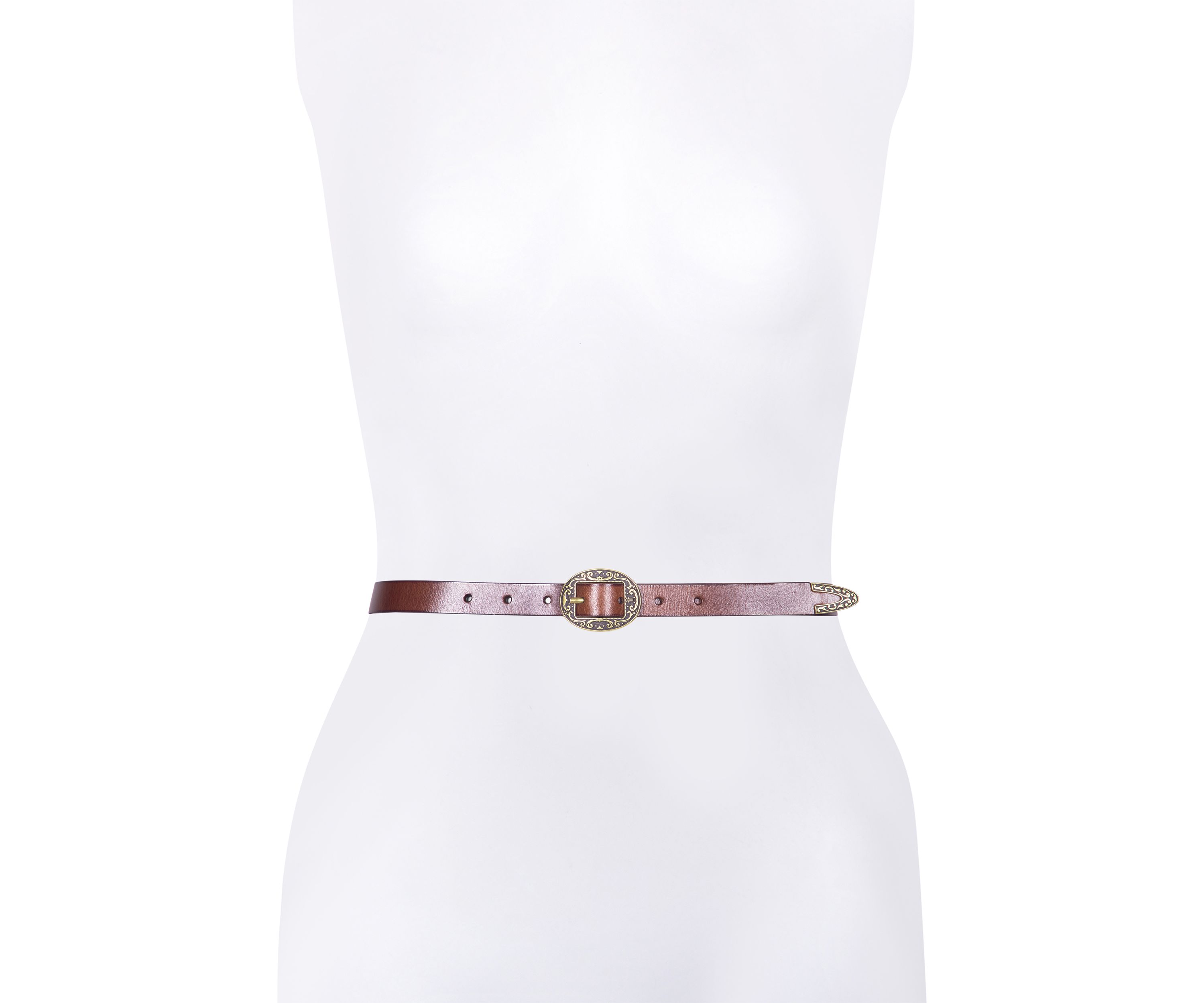 21 Millimeter Logo Western Center Bar Belt