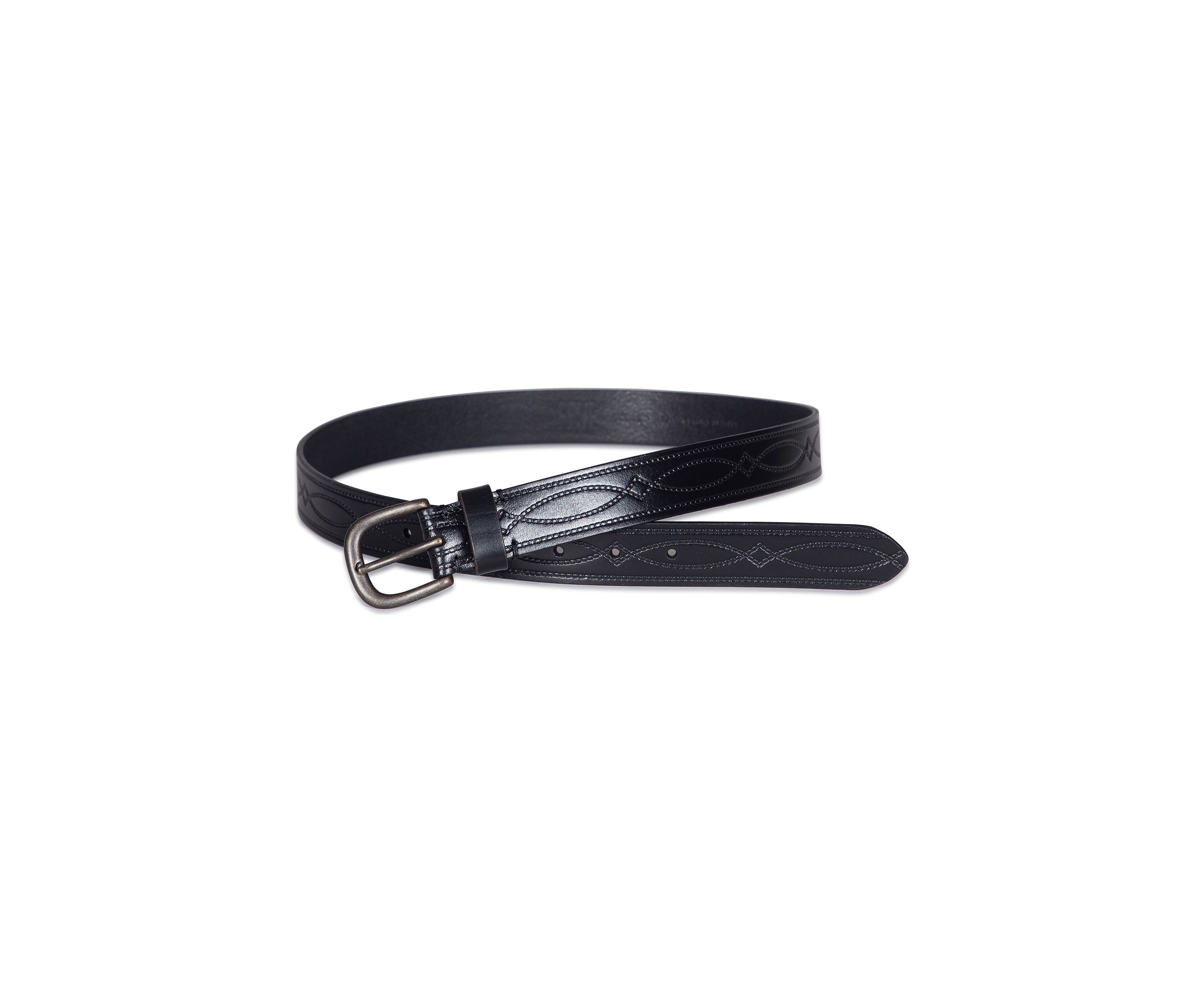 30 Millimeter Belt with Western Embossing