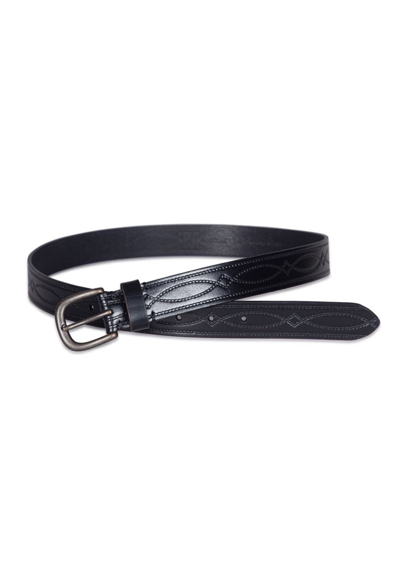 30 Millimeter Belt with Western Embossing