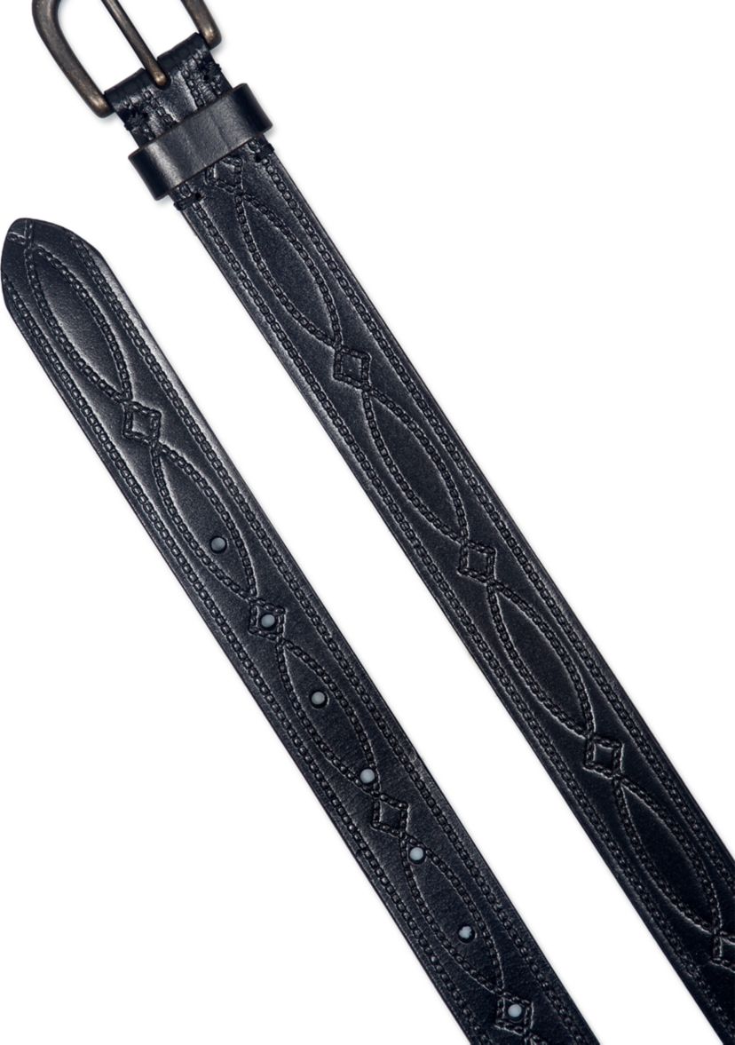 30 Millimeter Belt with Western Embossing